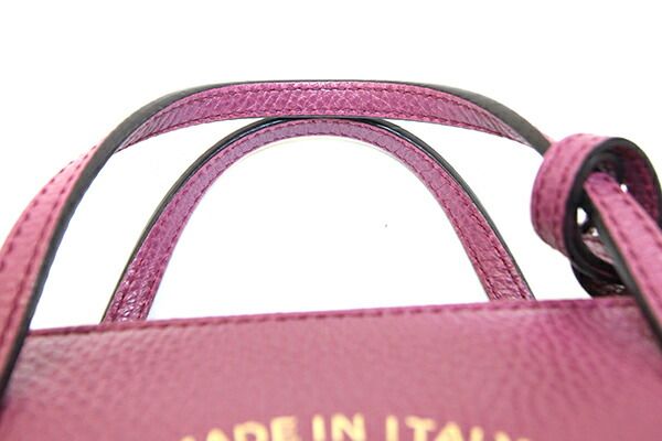 グッチ 2 WAYハンドバッグ スウィングミニ レザー Tシャツ クルーネック