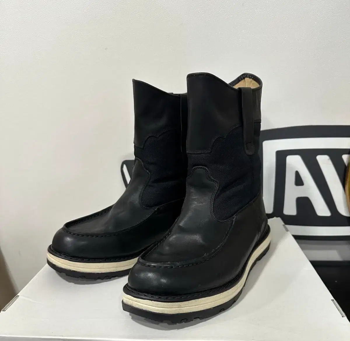 Visvim Gridwood boots blk 9