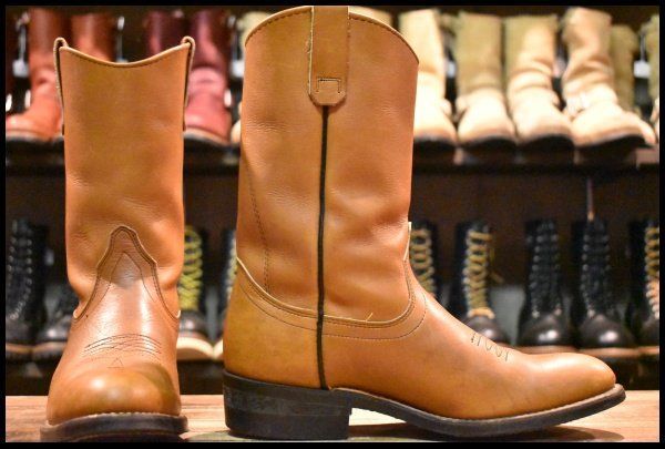 8.5 D 旧羽タグ 87年 レッドウィング 1475 ペコス 茶 ブラウン ベルバリタン ロング プルオン 1155 ブーツ redwing pecos FL 491