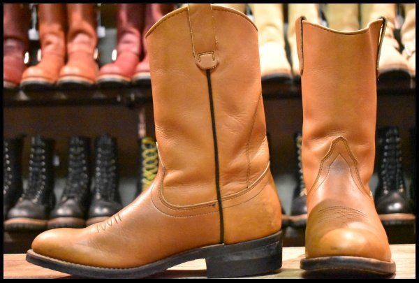 8.5 D 旧羽タグ 87年 レッドウィング 1475 ペコス 茶 ブラウン ベルバリタン ロング プルオン 1155 ブーツ redwing pecos FL 491