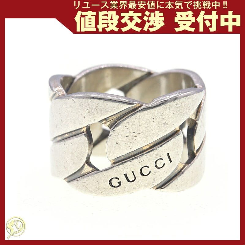 グッチ リング SV スターリングシルバー925 8号