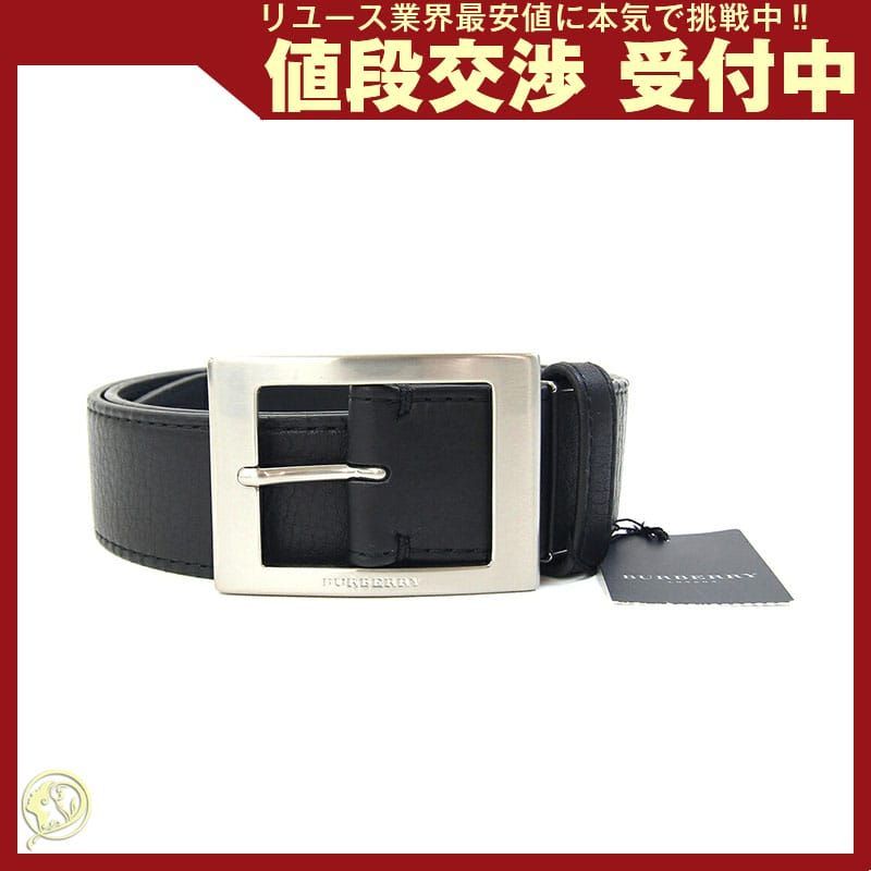 バーバリー ベルト ブラック レザー ファッション