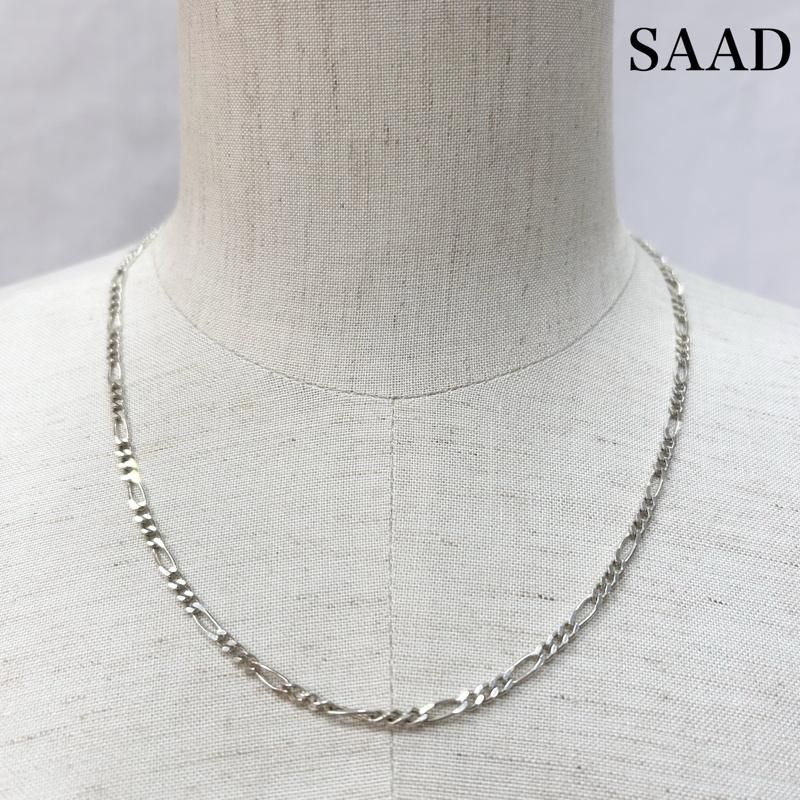 サード silver925 フィガロチェーン イタリア製 シルバー メンズ