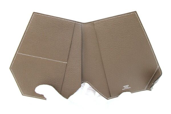  エルメス 二つ折り財布 クロシェット ウォレット U刻印 折り財布 小物