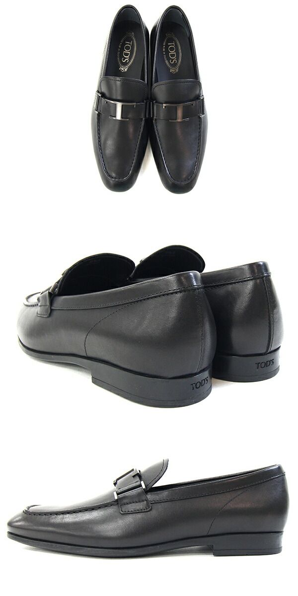 トッズ メンズシューズ Tタイムレス ローファー レザー