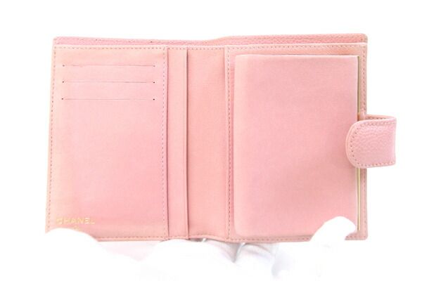 二つ折りガマ口財布