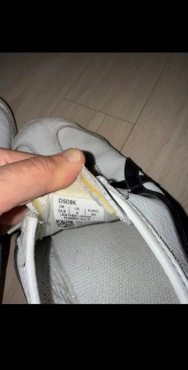  オニツカタイガー 66 白黒 245 スニーカー 靴