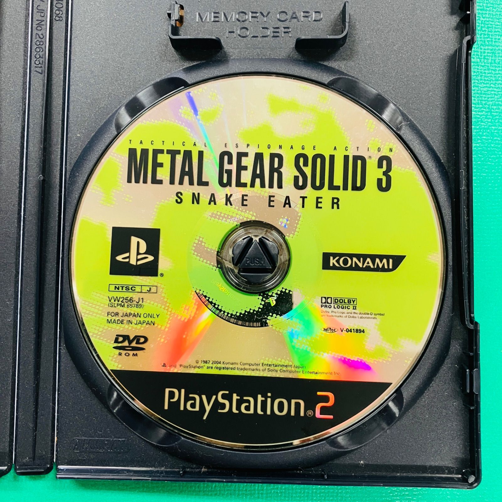 Disc美品】PS2 メタルギアソリッド3 スネークイーター 限定版 ソフト