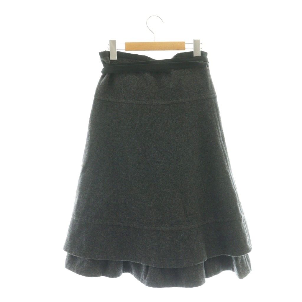 トリココムデギャルソン ひざ丈スカート 巻きスカート 変形 ウール トリココムデギャルソン tricot COMME des GARCONS AD2012 ウール