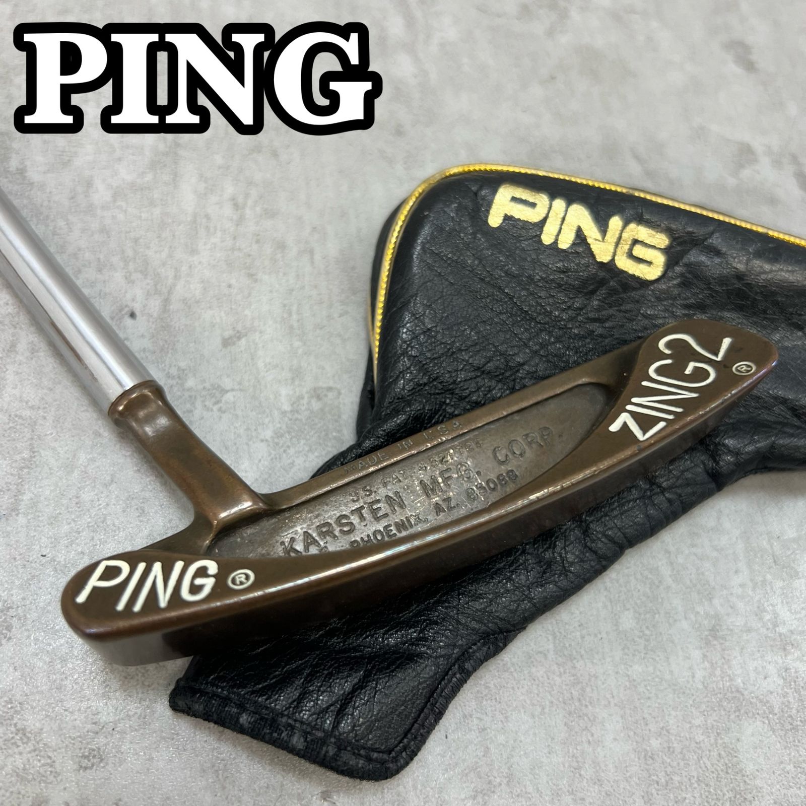 PING ZING 2 カッパー メンズゴルフ パター 右利き用 36インチ ピン ジング