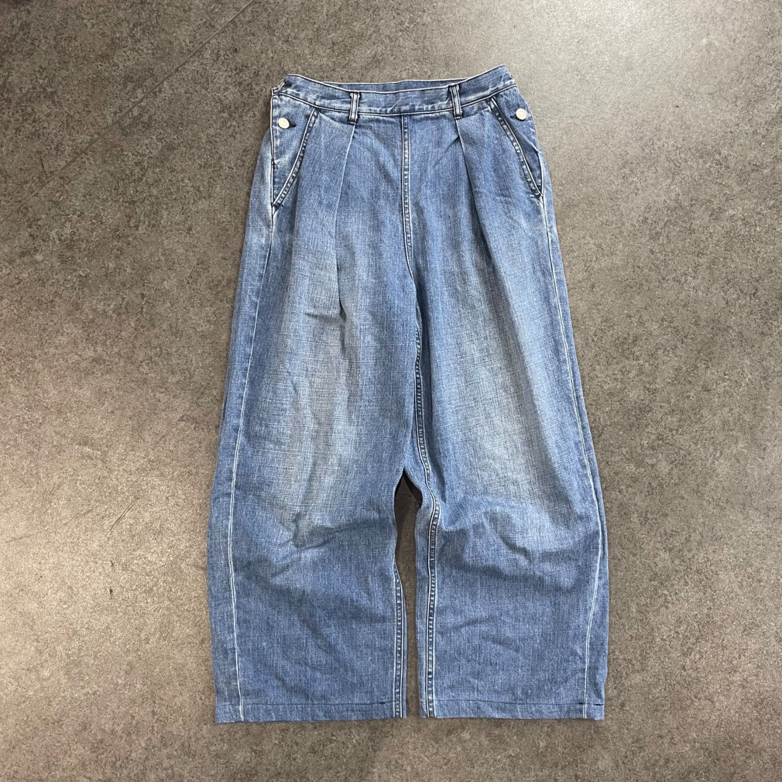 TOMORROWLAND MACPHEE Denim Wide Jeans トゥモローランド マカフィ