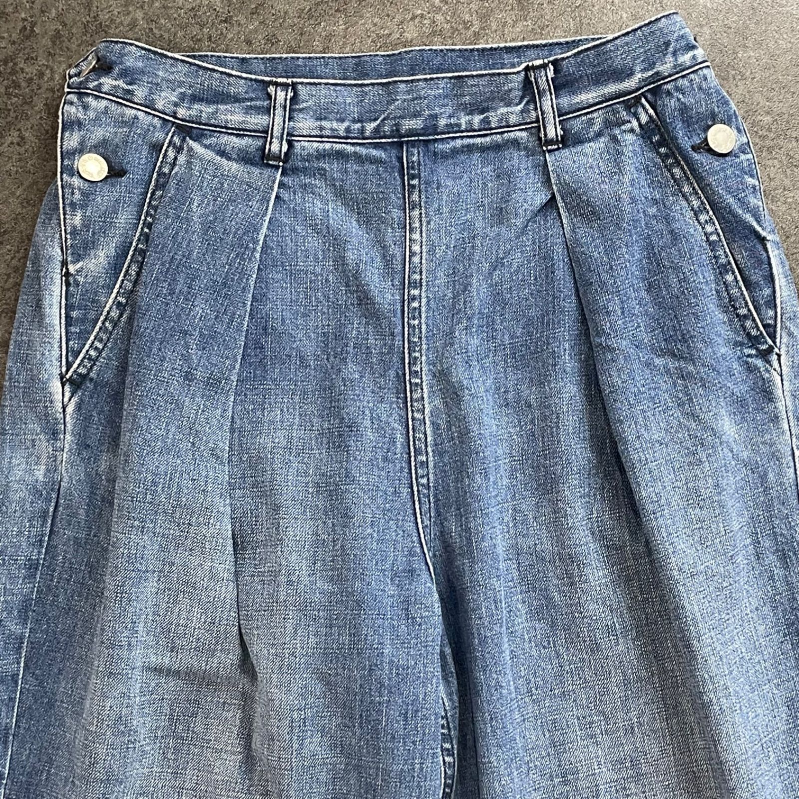 TOMORROWLAND MACPHEE Denim Wide Jeans トゥモローランド マカフィ