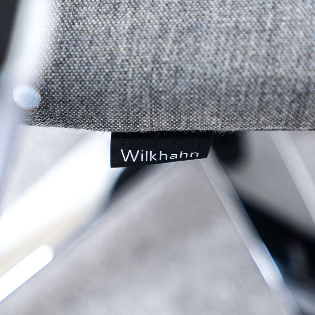  展示品 Wilkhahn ウィルクハーン ON オン オフィス キャスター アーム チェア ファブリック グレー 定価33万 2 折りたたみ椅子 オフィスチェア ワークチェア 椅子 チェア