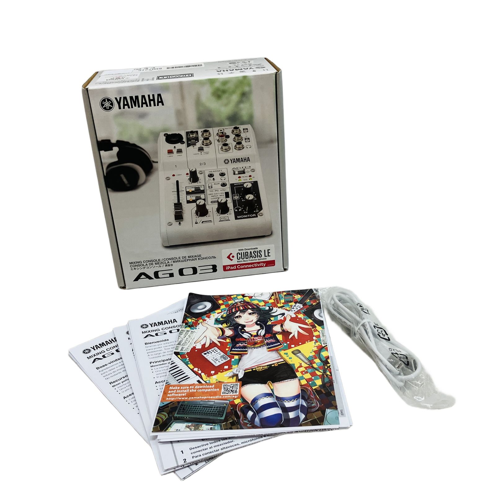 YAMAHA AG 03 ヤマハ ウェブキャスティングミキサー2021年製 オーディオインターフェース 音響機材