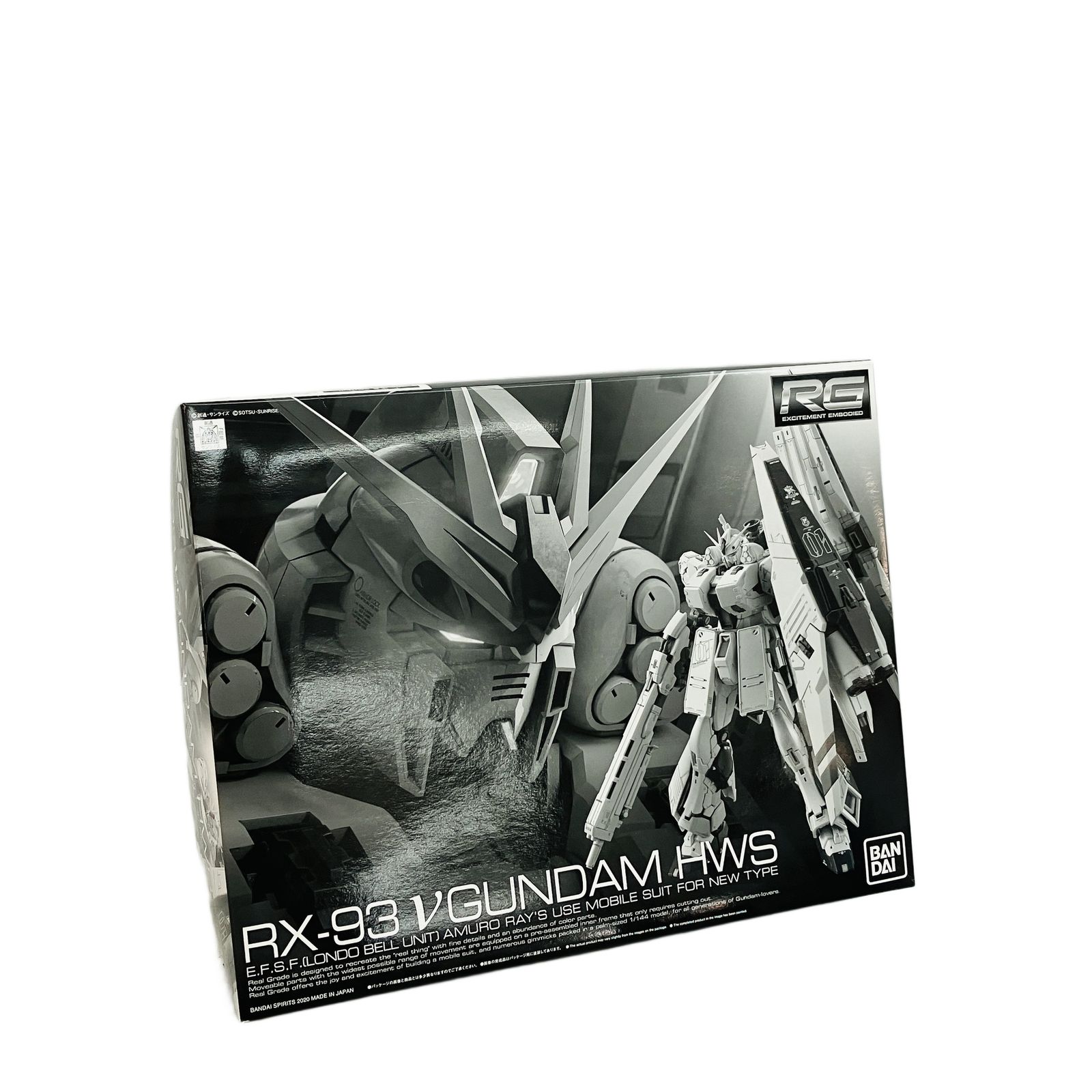 BANDAI RG 1|144 RX-93 νガンダムHWS プラモデル ムバンダイ 未組立 ♥
