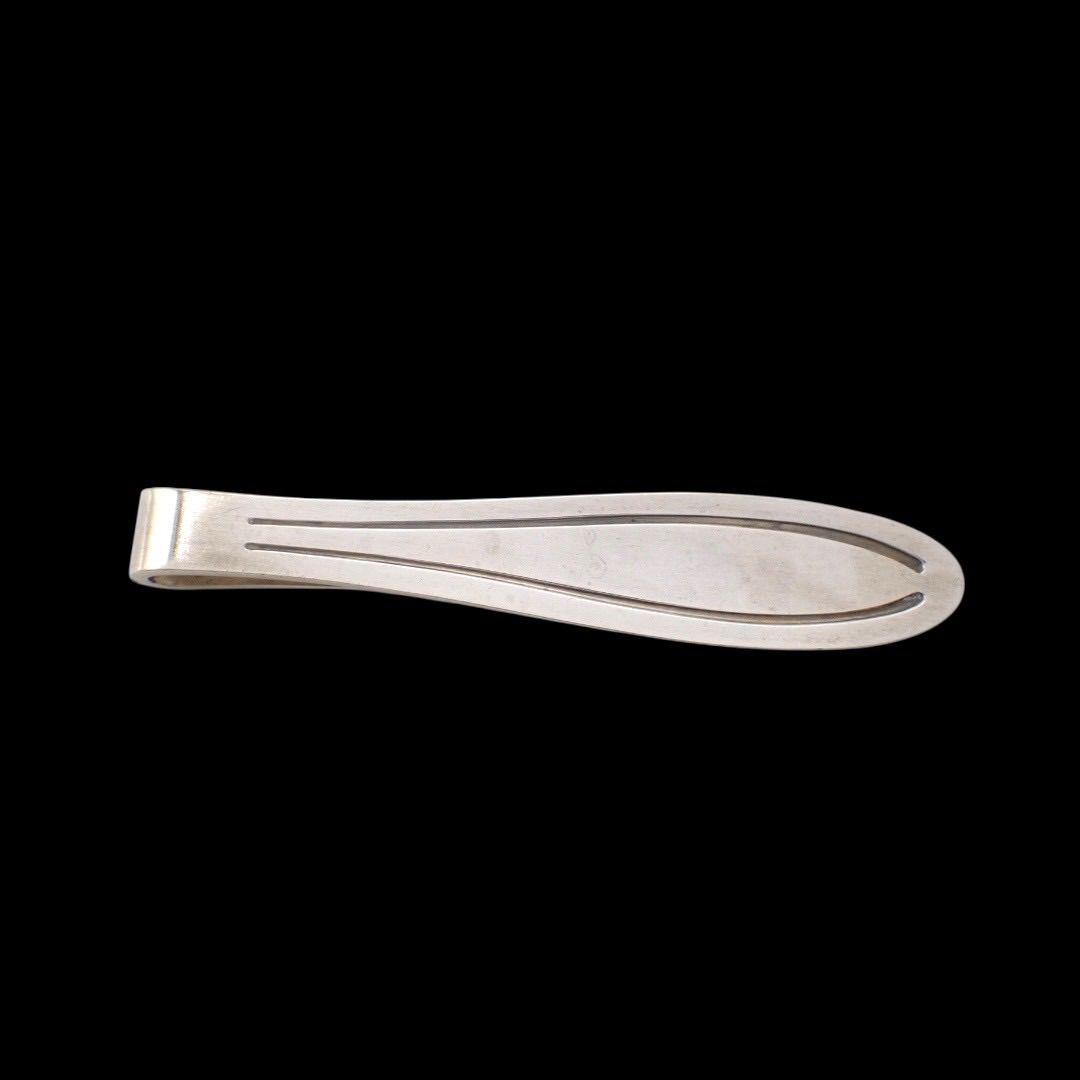ジョージジェンセン Georg Jensen 75 B ネクタイピン マネークリップ メンズ 925 シルバー 4295