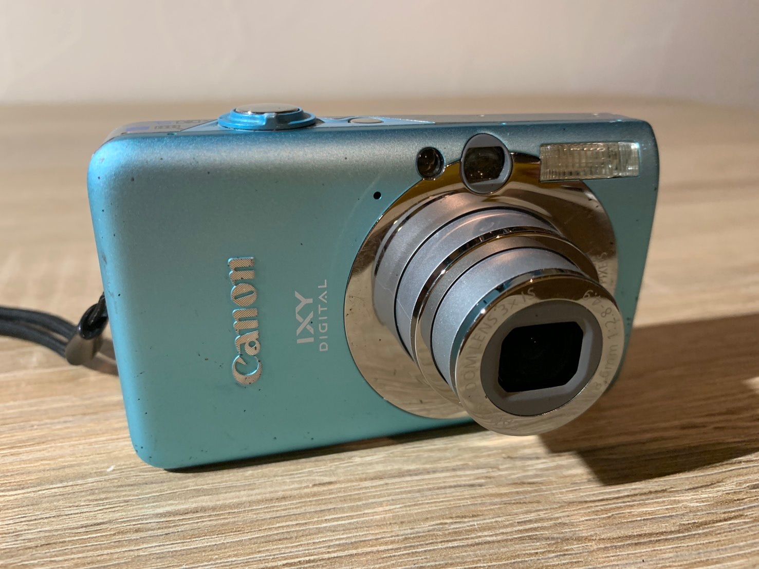 7602 Canon IXY DIGITAL 110 IS ブルー デジカメ 動作確認済み - メルカリ