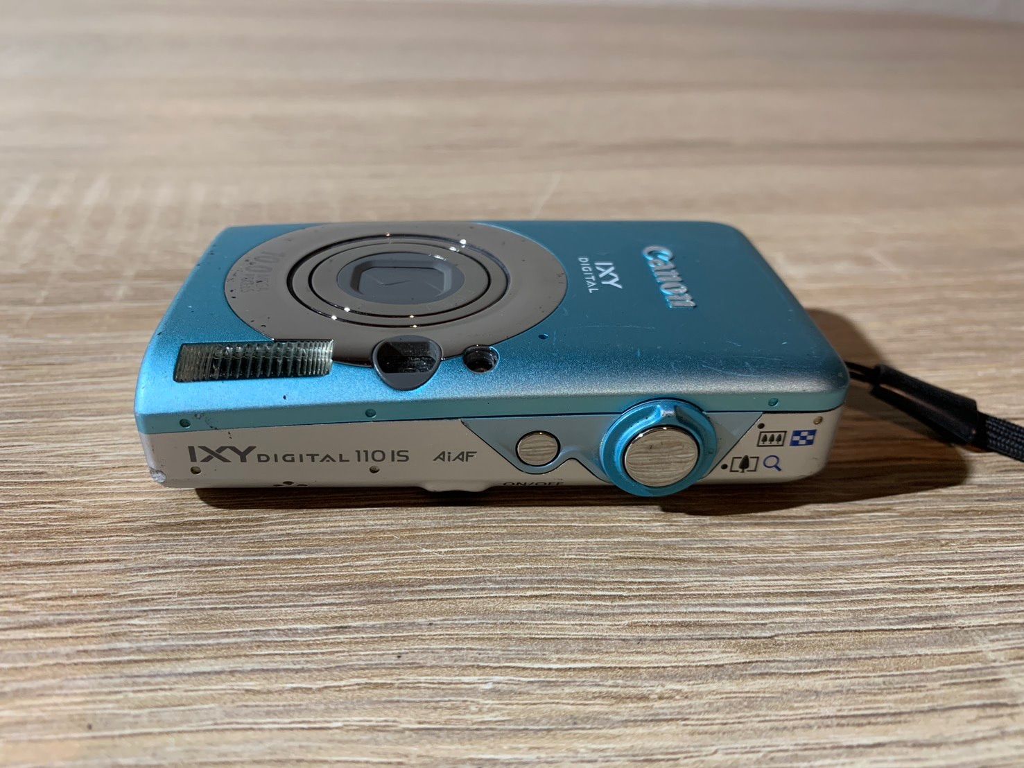 7602 Canon IXY DIGITAL 110 IS ブルー デジカメ 動作確認済み - メルカリ
