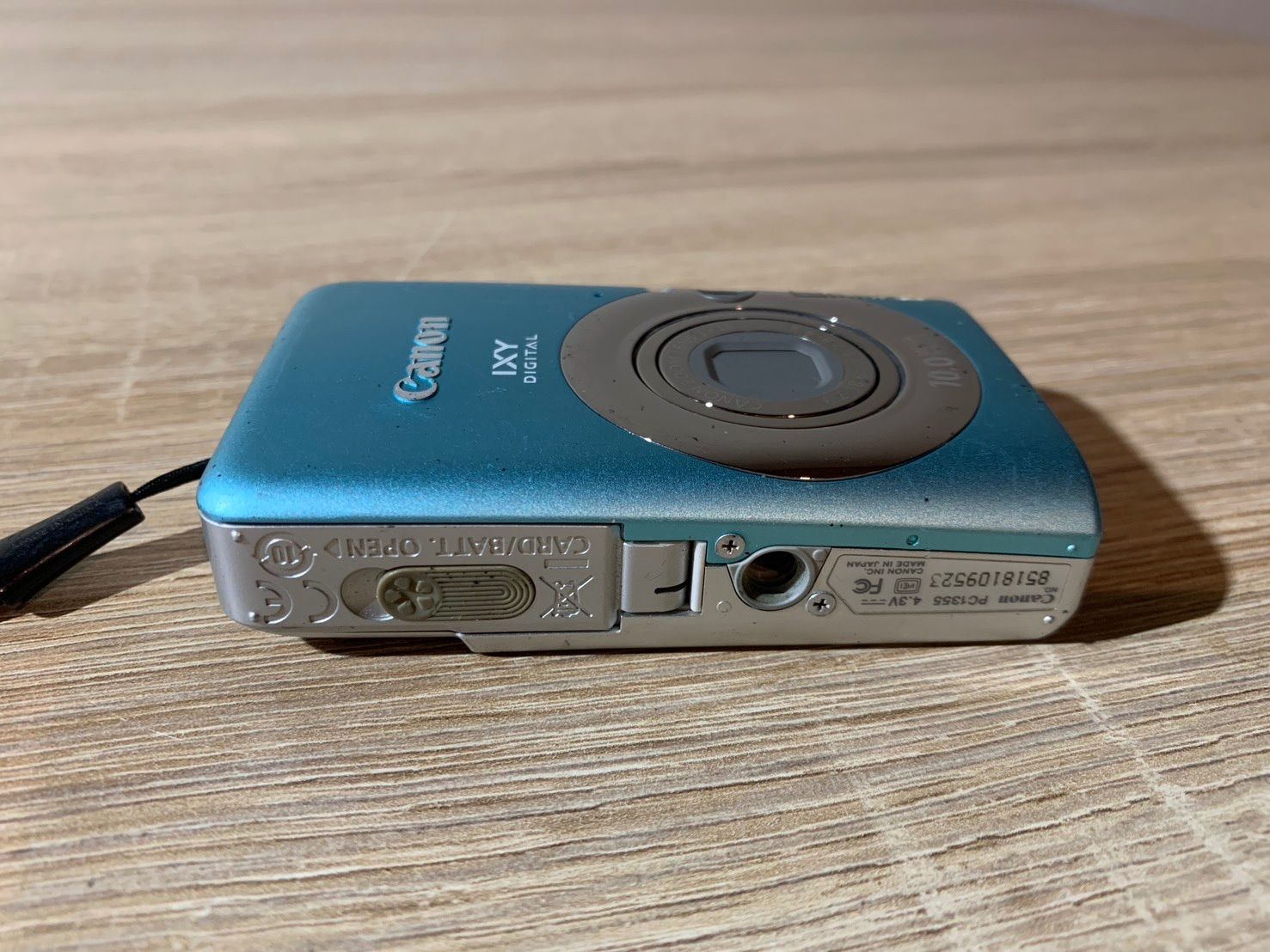 7602 Canon IXY DIGITAL 110 IS ブルー デジカメ 動作確認済み - メルカリ