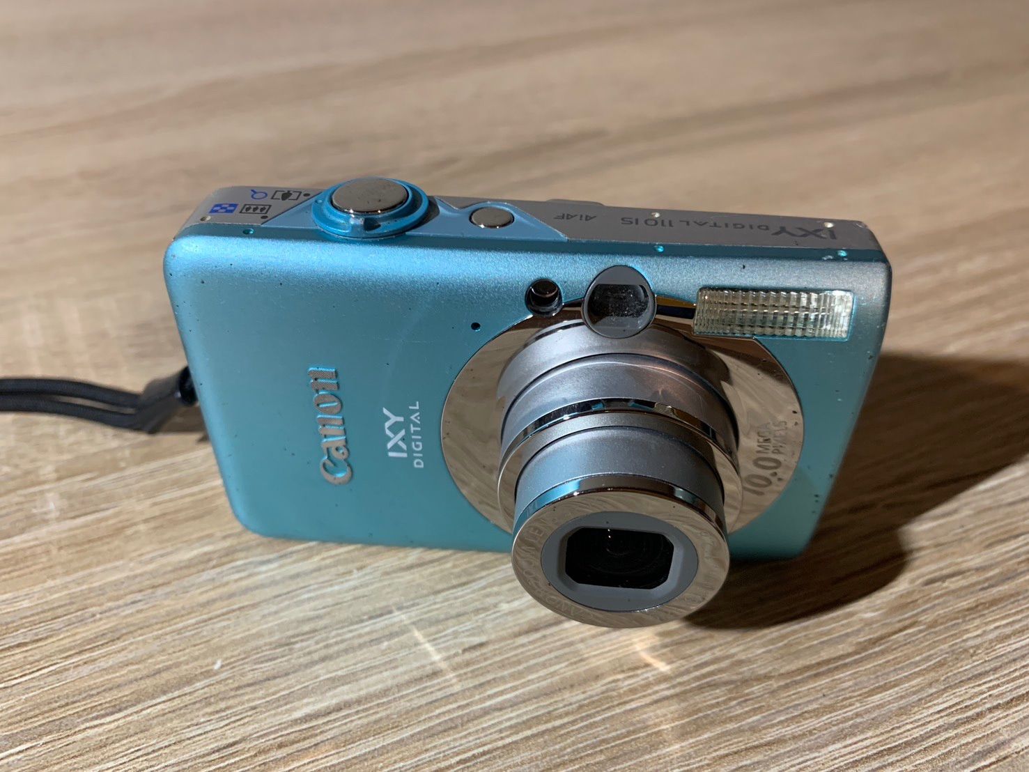 7602 Canon IXY DIGITAL 110 IS ブルー デジカメ 動作確認済み - メルカリ