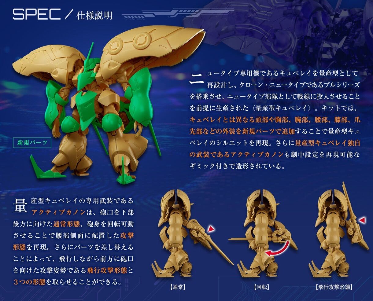 ガンダムアーティファクト「量産型キュベレイ／キュベレイCOMPATIBLE 3