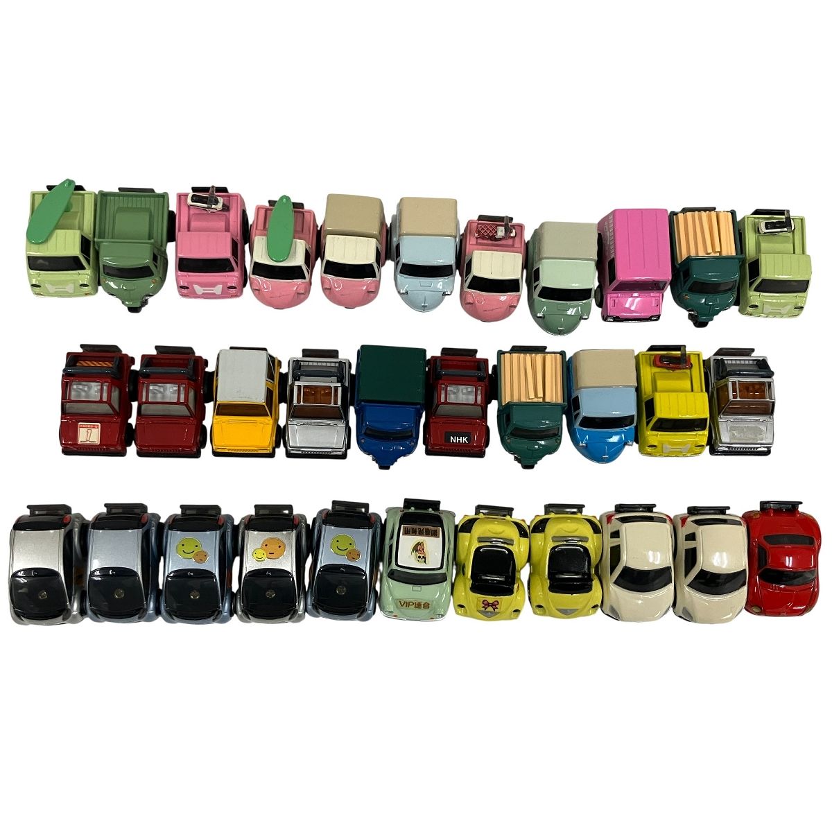 ちびっこチョロQ マツダ スズキ 等トラック サーフボード 等 32点