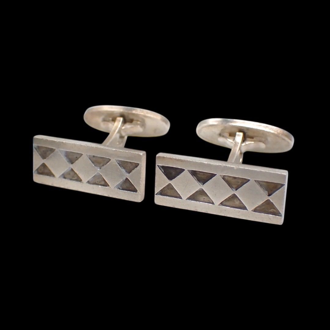  華紋 ジョージジェンセン カフリンクス シルバー925 ジョージジェンセン Georg Jensen 54 カフリンクス カフス 925