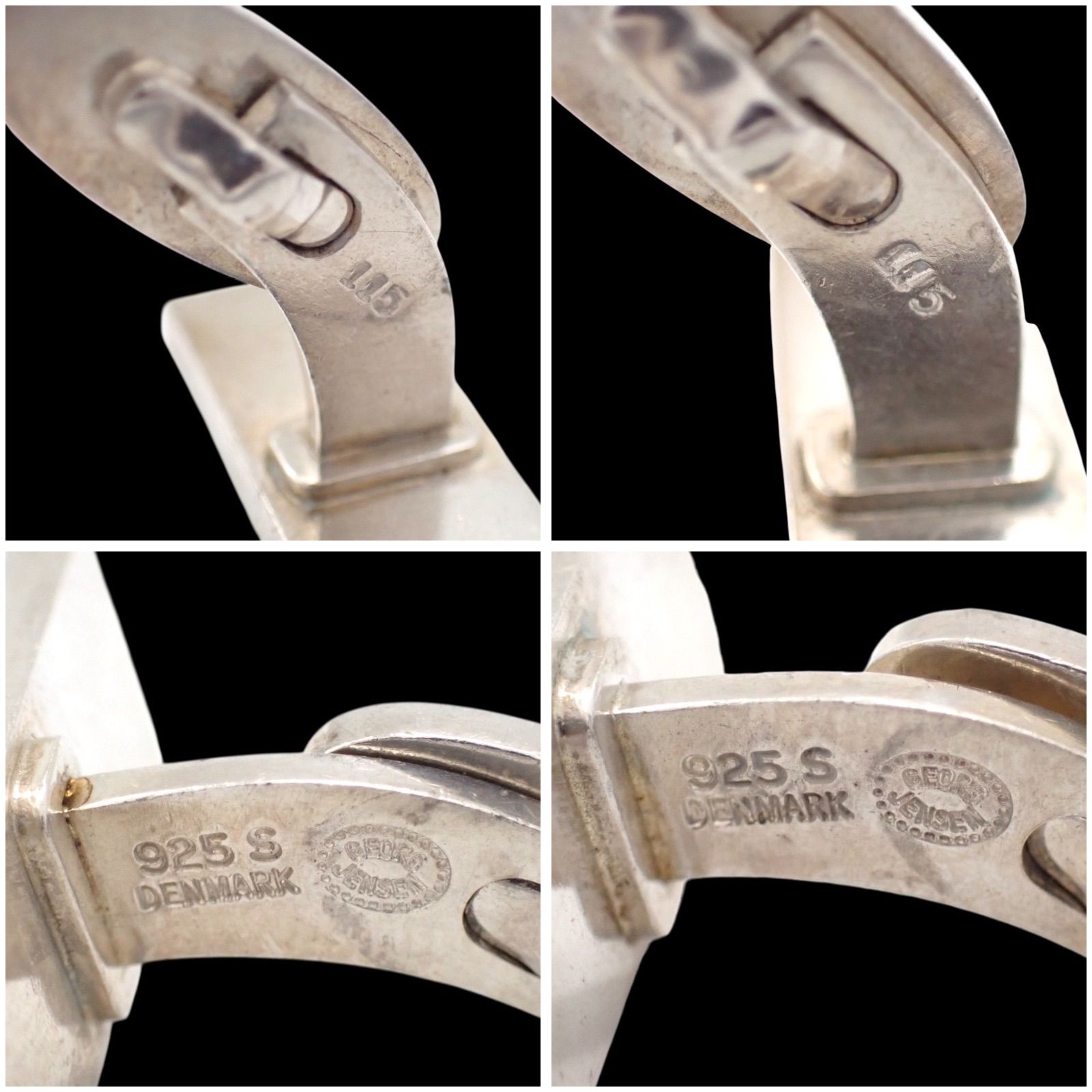 ジョージジェンセン Georg Jensen 115 カフス カフリンクス メンズ 925