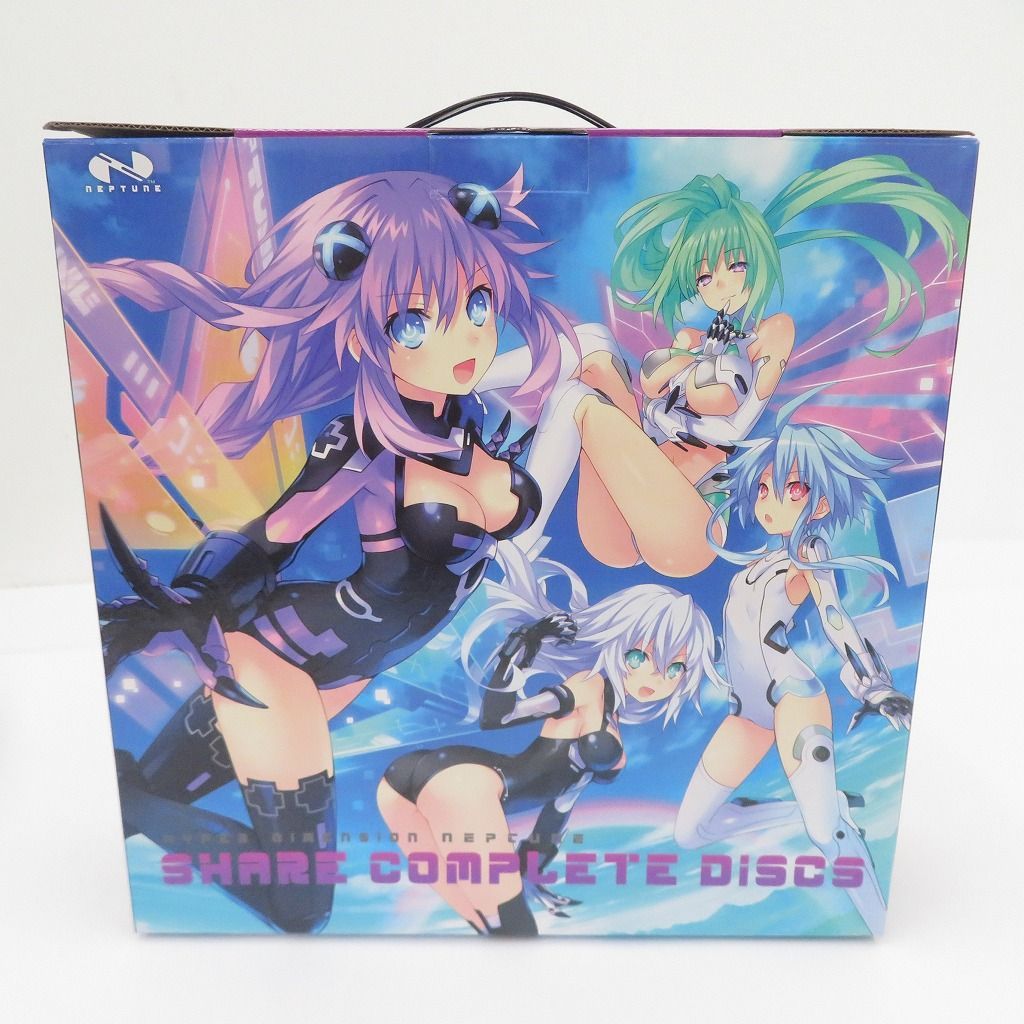 付属品完備　超次元ゲイム　ネプテューヌ　シェアコンプリートディスク 超次元ゲイムネプテューヌ・シェアコンプリートディスクス