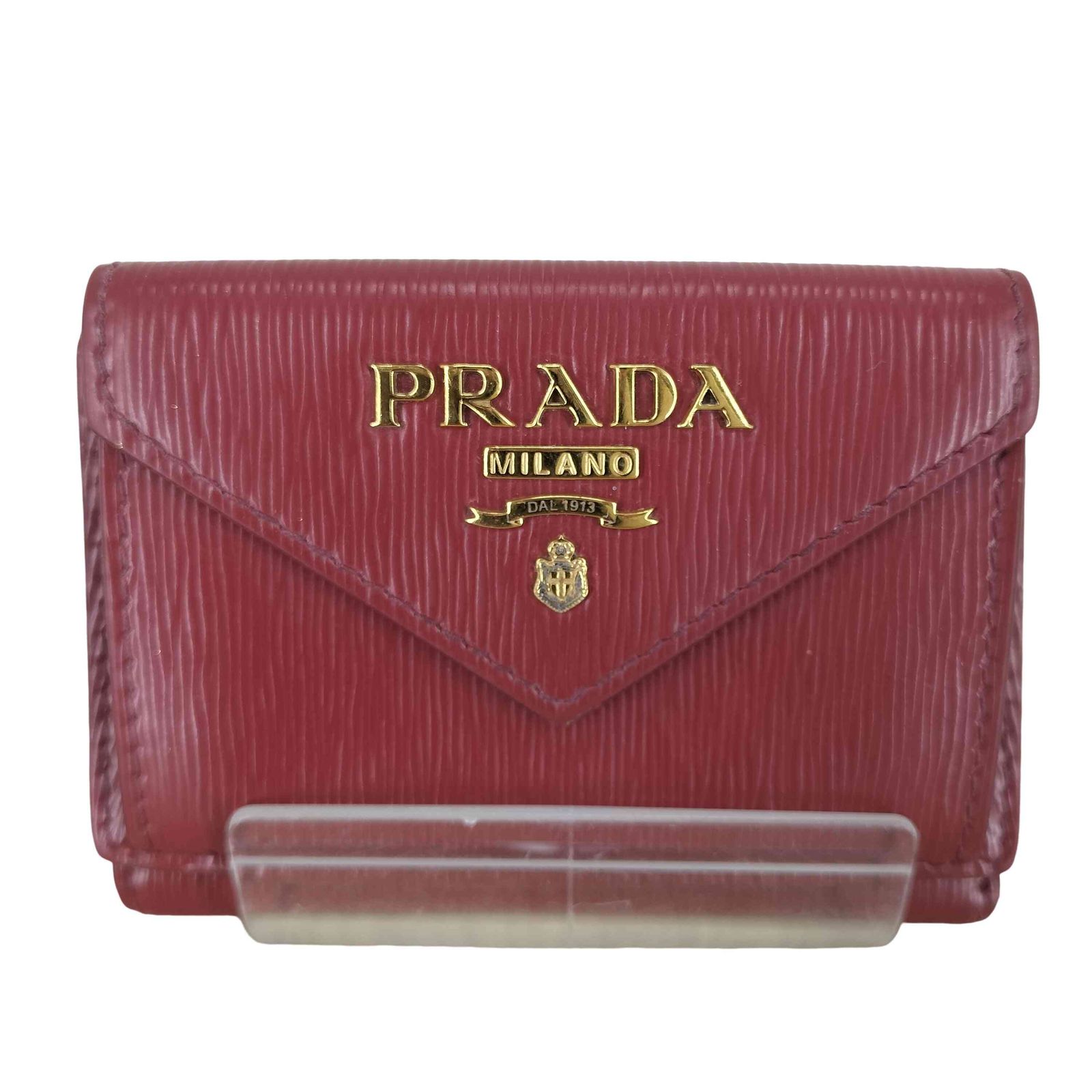 プラダ PRADA サフィアーノ 三つ折り財布 レディース 表記無
