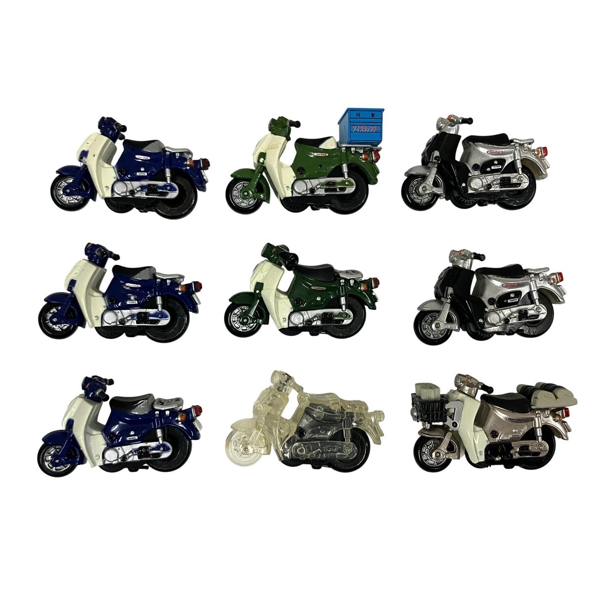 タカラ チョロバイ スーパーカブ コレクション 6種 9点 おまとめセット HONDA ホンダ バイク ミニカー 玩具