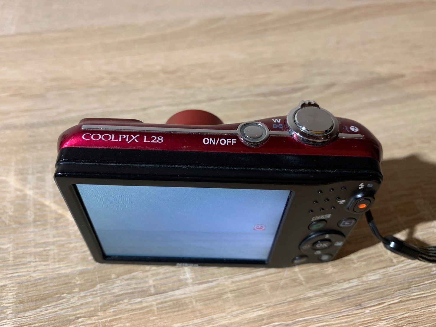 7607 Nikon COOLPIX L28 レッド デジカメ 動作確認済み - メルカリ