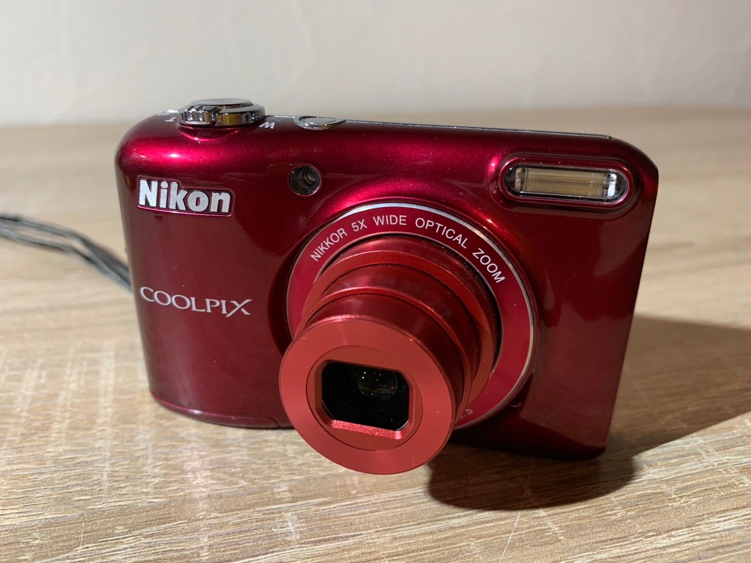 7607 Nikon COOLPIX L28 レッド デジカメ 動作確認済み - メルカリ