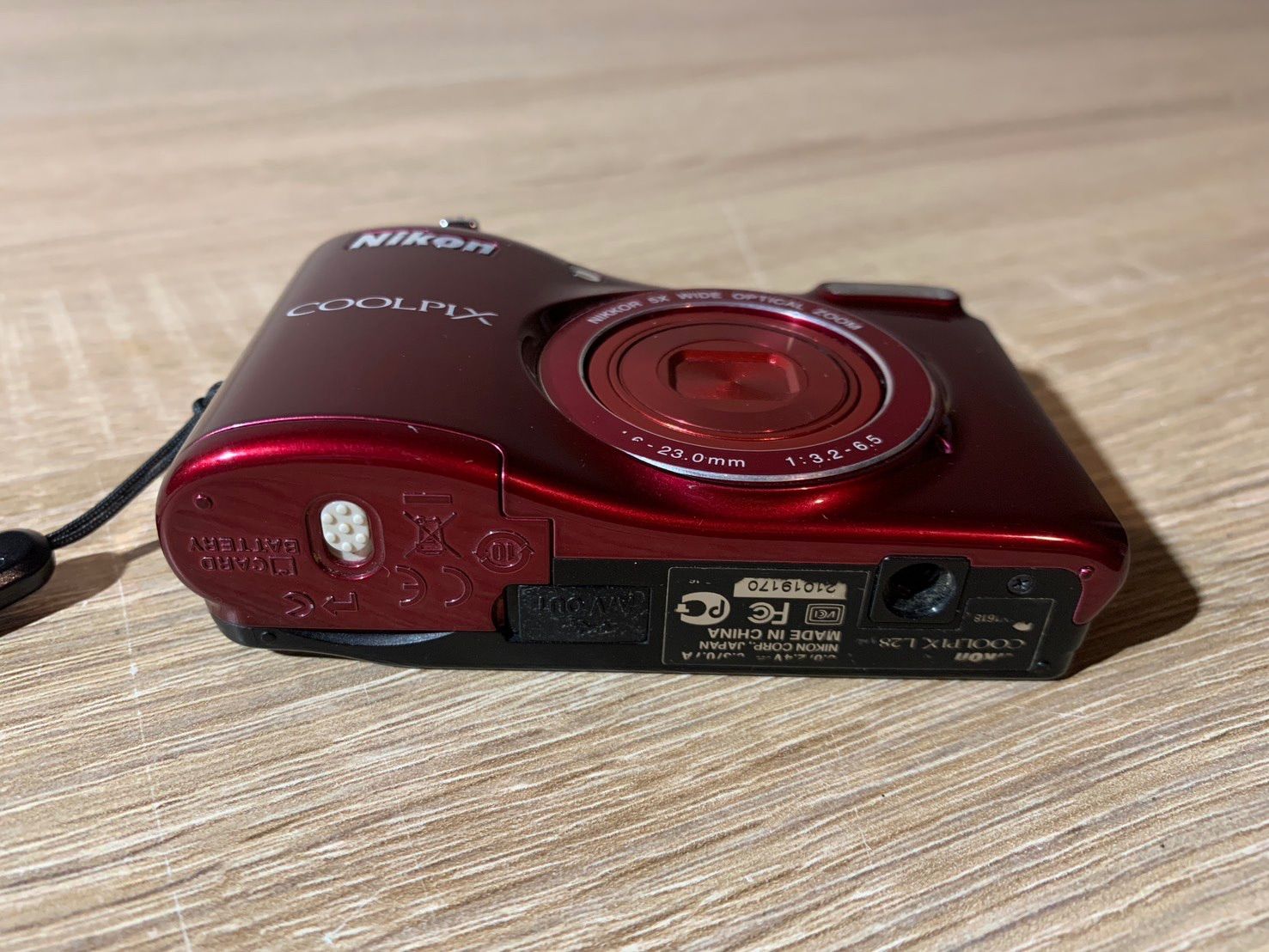 7607 Nikon COOLPIX L28 レッド デジカメ 動作確認済み - メルカリ