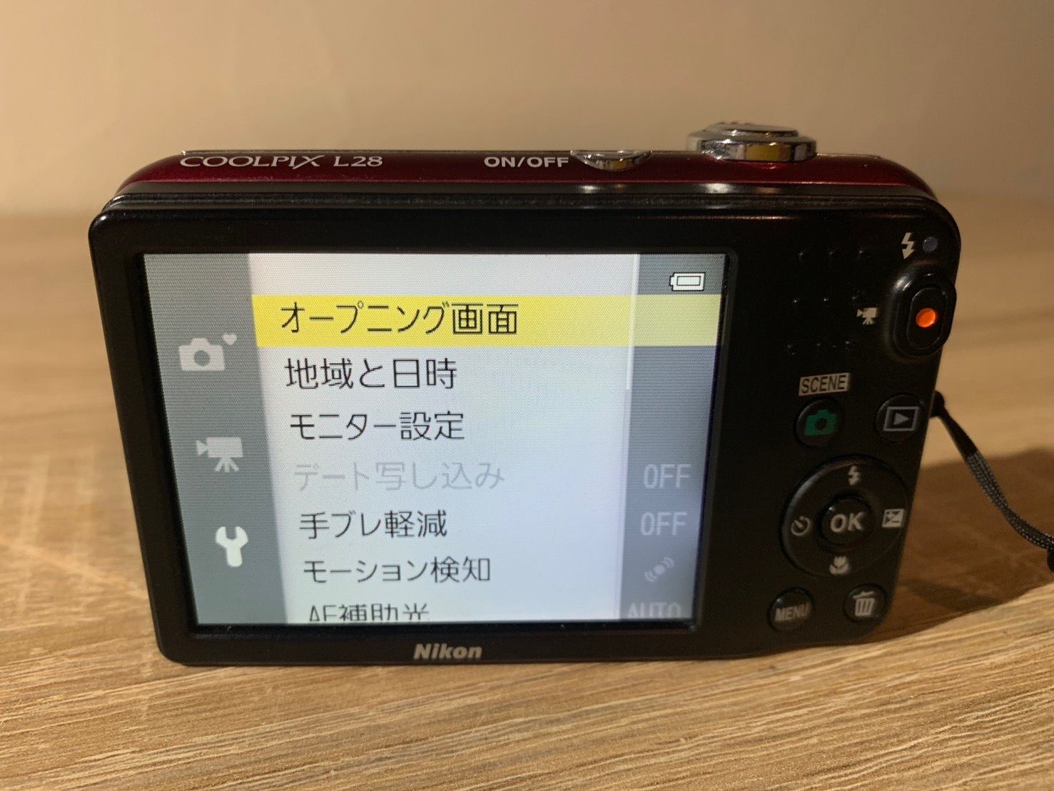 7607 Nikon COOLPIX L28 レッド デジカメ 動作確認済み - メルカリ