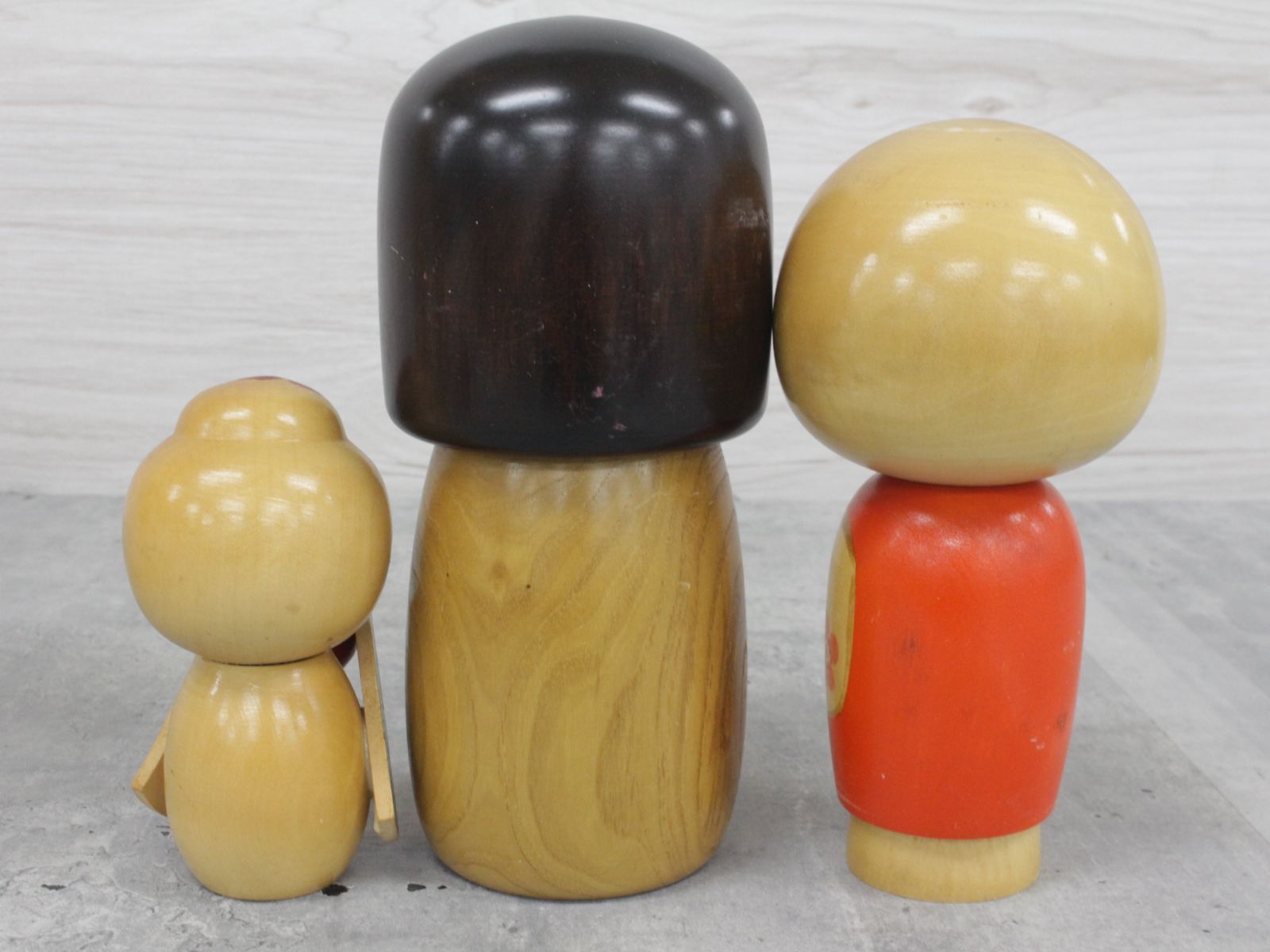 行董】伝統工芸 こけし 7体まとめ コケシ 民芸品 現代こけし 銘有