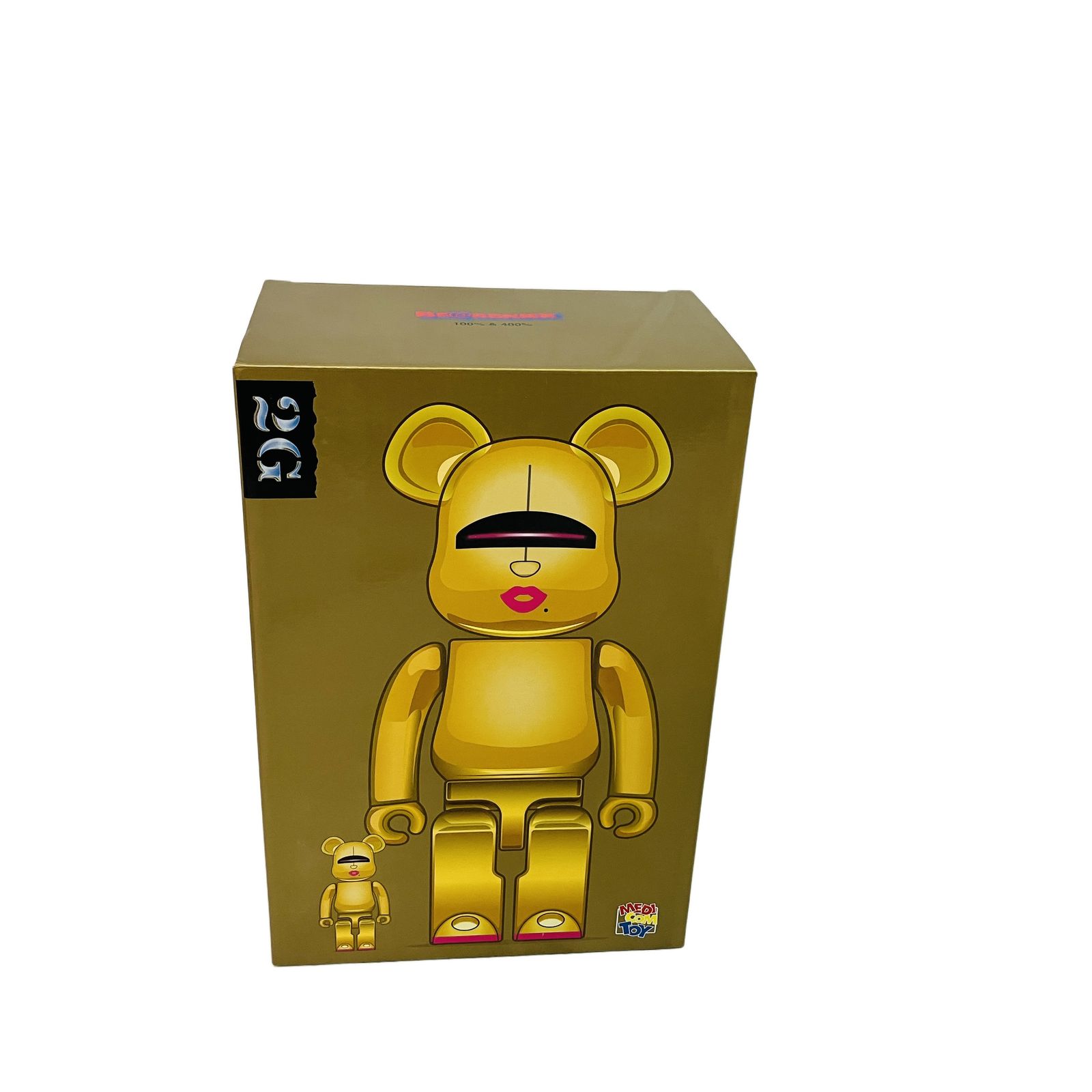 MEDICOM TOY BE@RBRICK SORAYAMA × 2G GOLD Ver. 100% & 400% sexy 