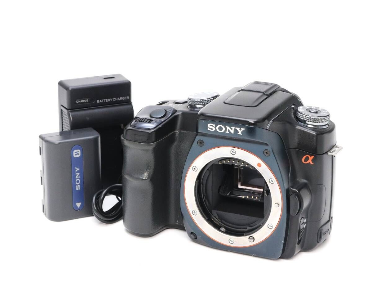 C 実用品 SONY ソニー α100 | DSLR-A 100 ボディ ブラック 初期不良 対応 212-157