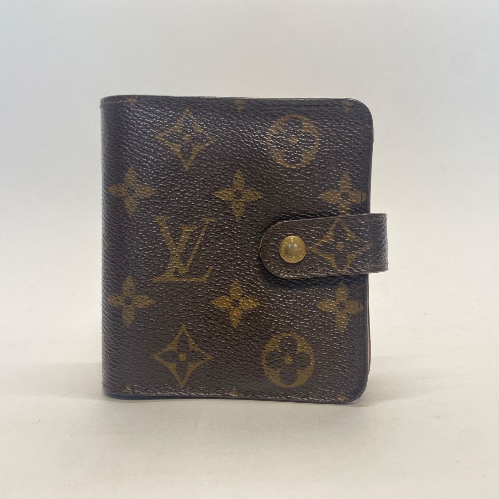 3119 LOUIS VUITTON ルイヴィトン モノグラム 折り財布 コンパクトウォレット ジップ