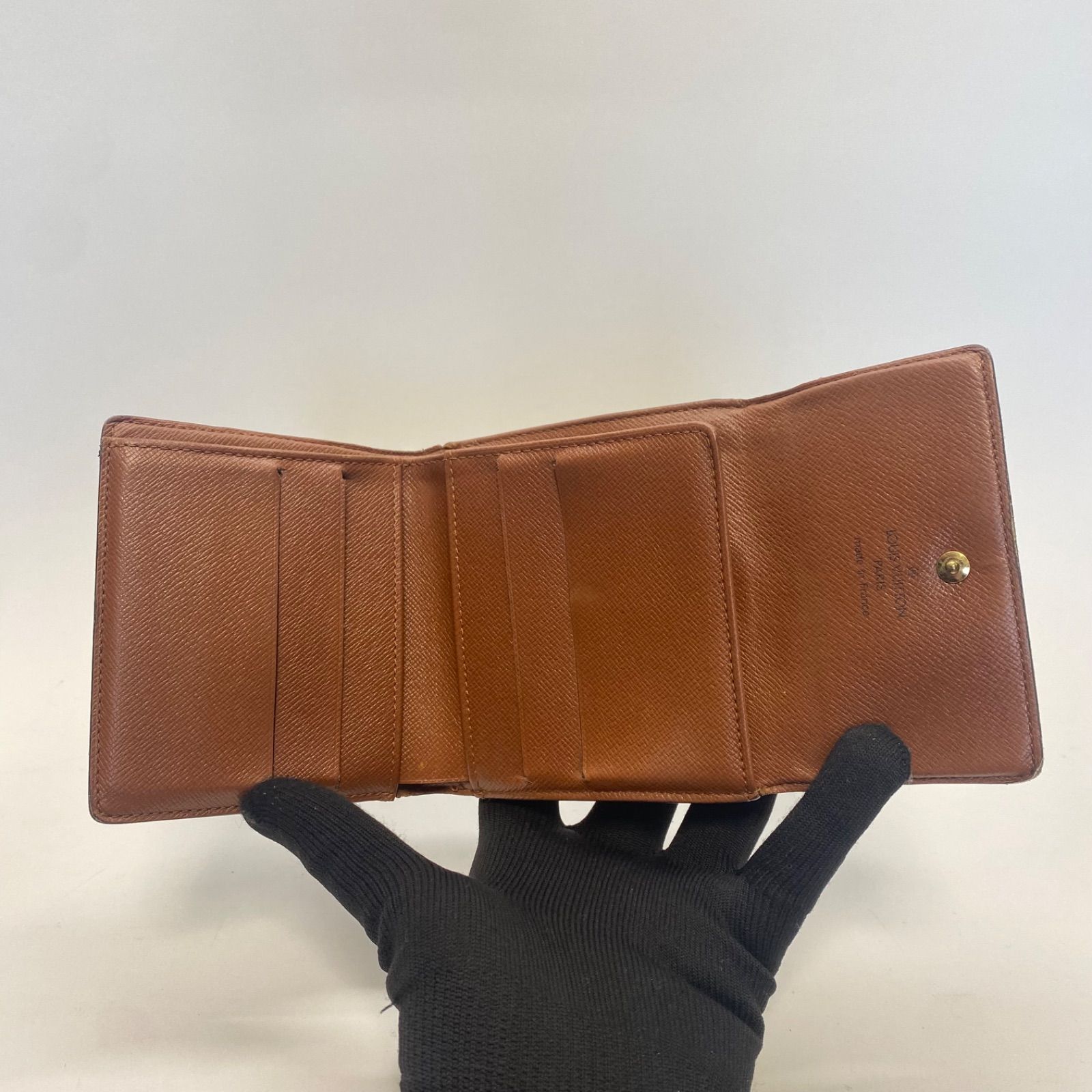 3014 LOUIS VUITTON ルイヴィトン モノグラム 三つ折り財布 エリーズ