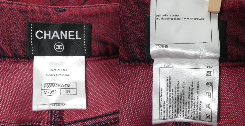 CHANELサイズ34専用出品 美品 CHANEL シャネル サイズ34 マトラッセ キルティング デニムパンツ