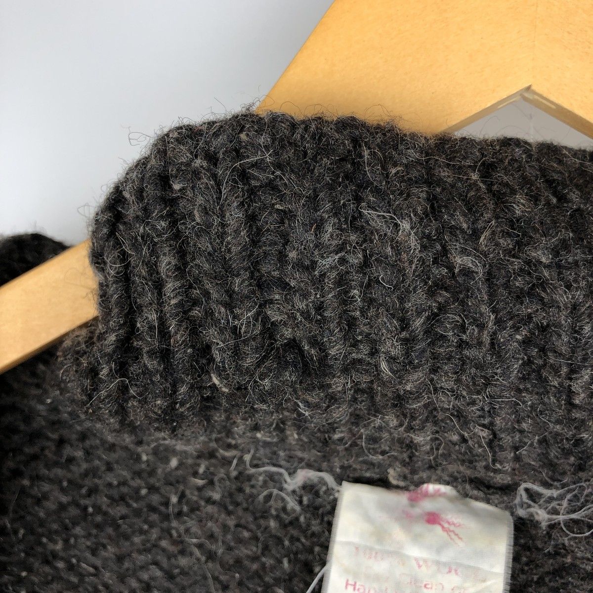 古着 80年代 総柄 HAND MADE ハンドメイド カウチンセーター 
