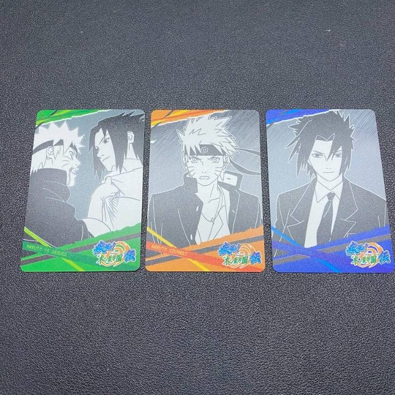NARUTO ナルトカードグミ 木ノ葉学園 サスケ プラスチックカード