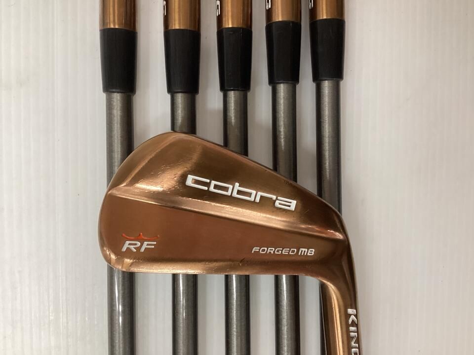 コブラ KING RF FORGED MB COPPER Steelfider i 80 Sフレックス アイアンセット