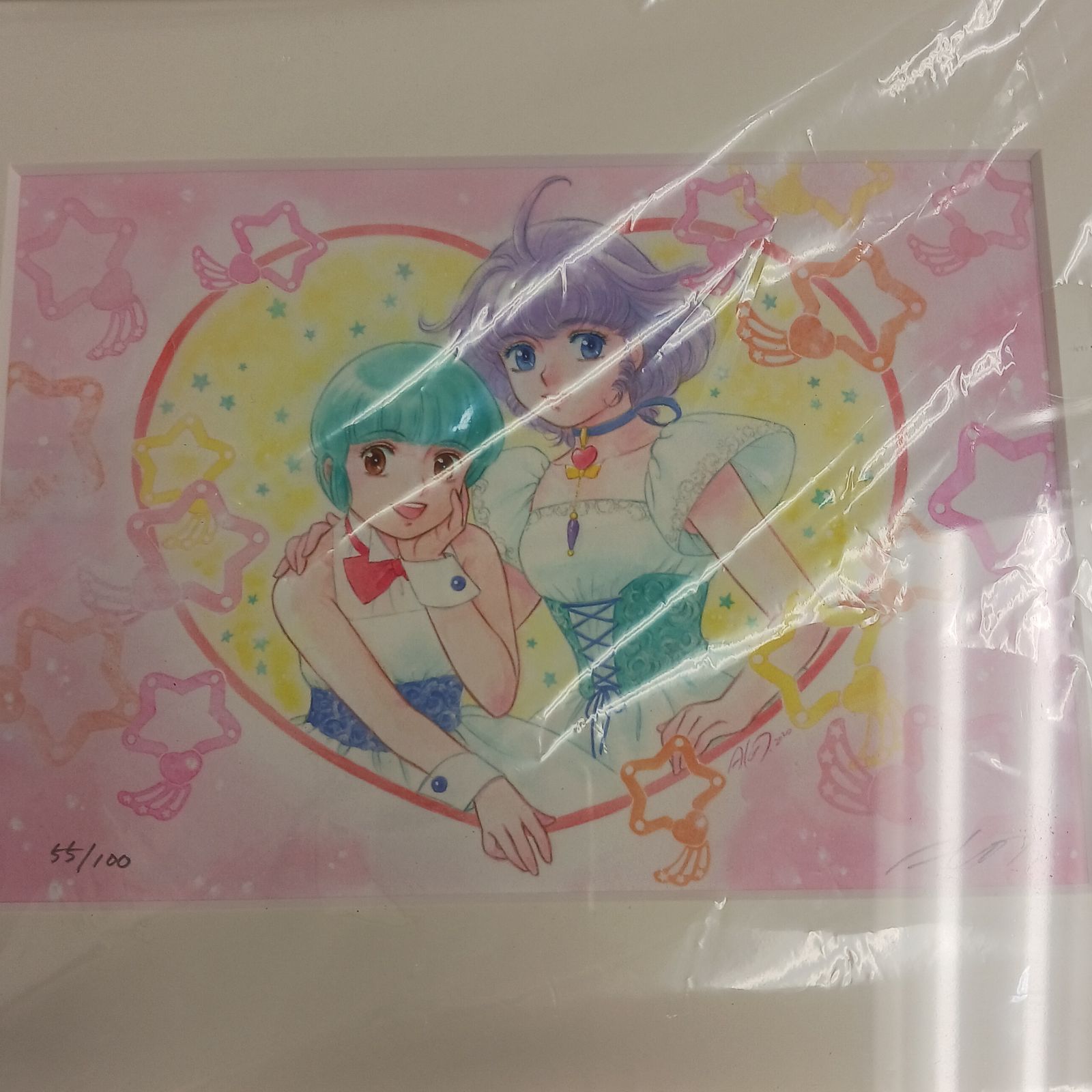 高田明美　魔法の天使クリィミーマミ　直筆サイン入りミニ版画 新品未使用】魔法の天使クリィミーマミ 高田明美直筆サイン入りミニ