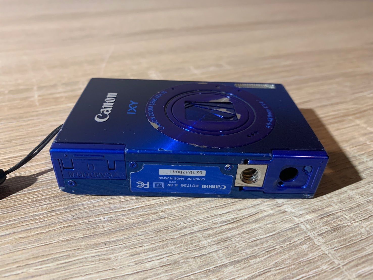 7623 Canon IXY 3 ブルー デジカメ ジャンク品 - メルカリ