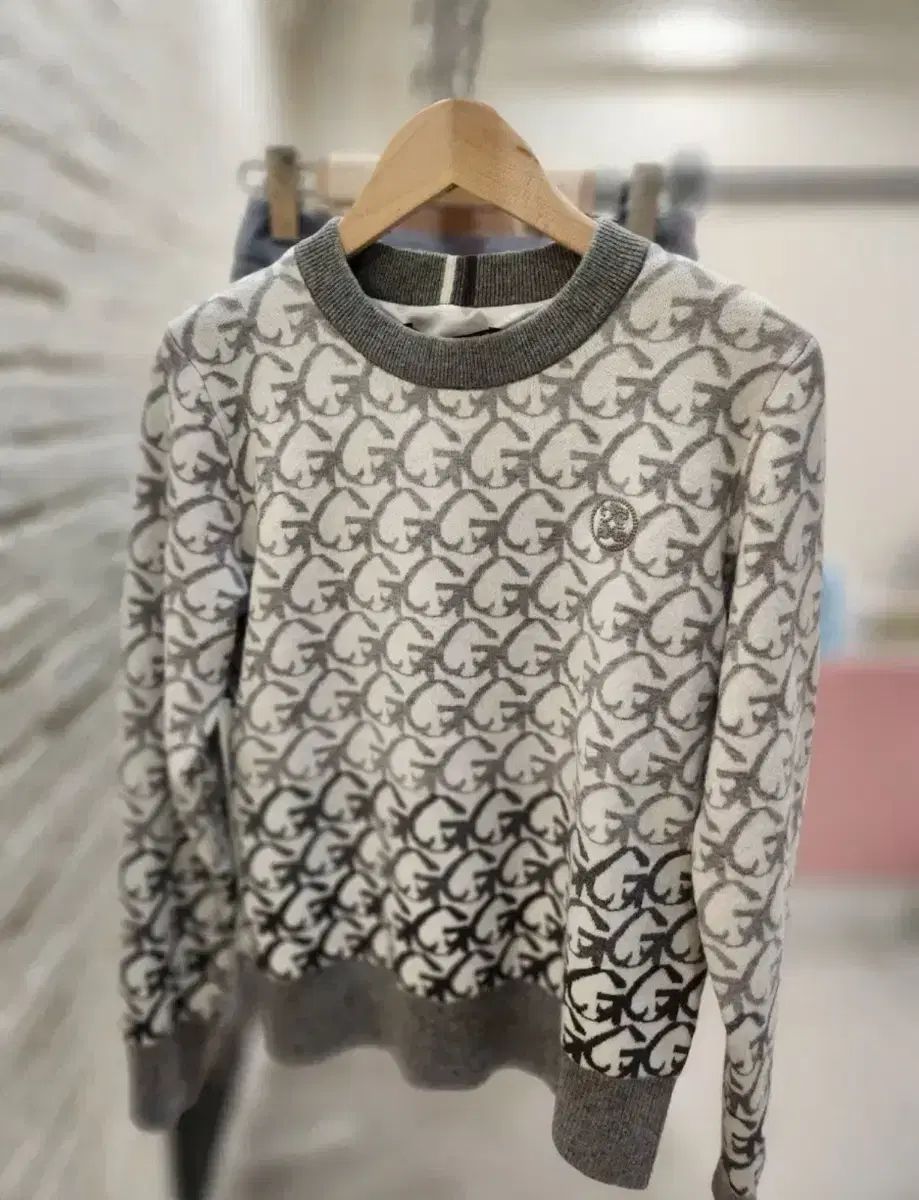 レディースゴルフ G FORE ジーフォア 防風ニット L