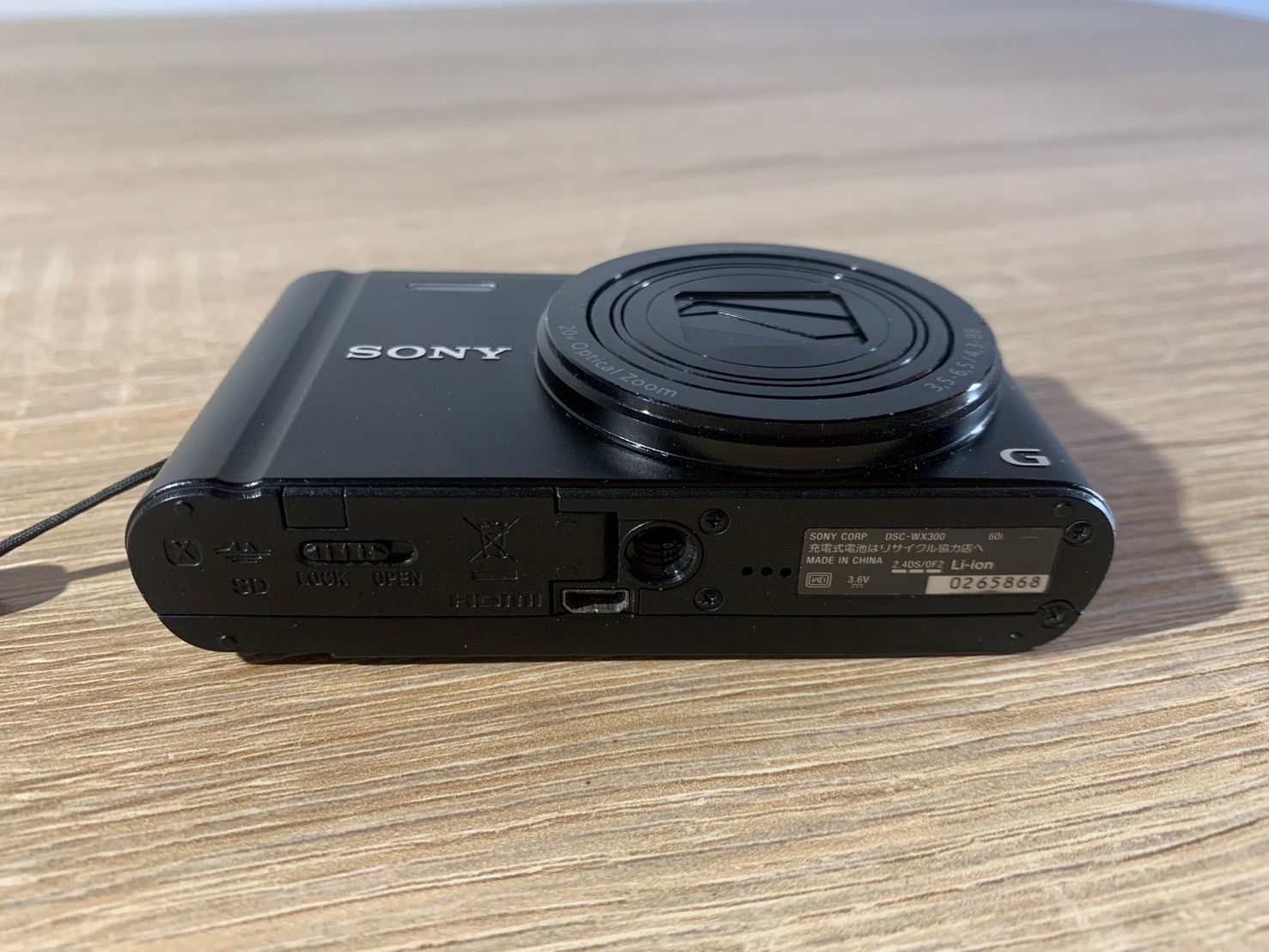 7629 Sony Cyber-Shot DSC-WX300 ブラック デジカメ - メルカリ