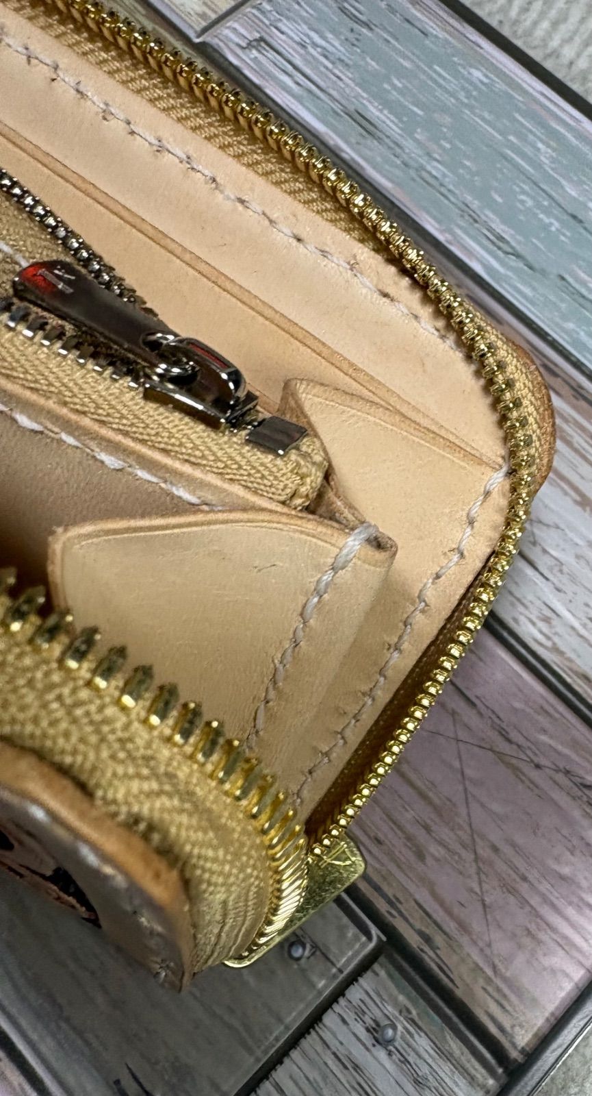 ファスナー付きロングウォレット シェリダンスタイル