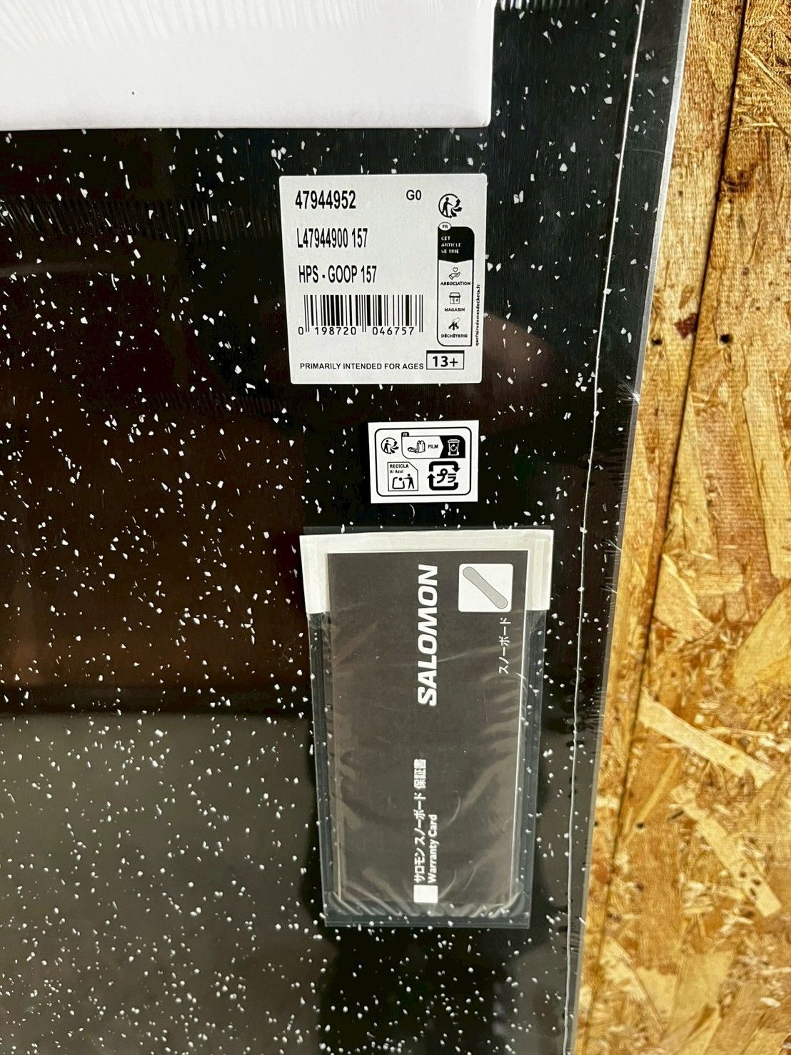 SALOMON サロモン HPS-GOOP グープ サイズ157 25-26 メンズ 国内200